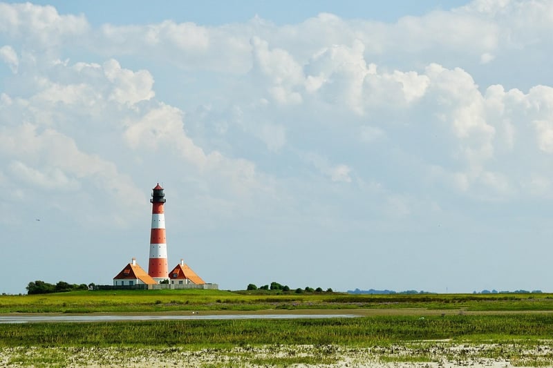 Lighthouse Overlooking the Sea